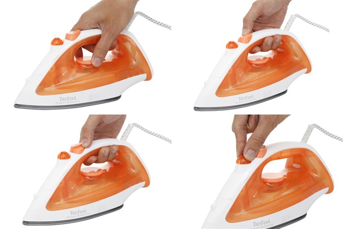Bàn ủi hơi nước Tefal FV1022T0 1310W Màu Trắng - Cam