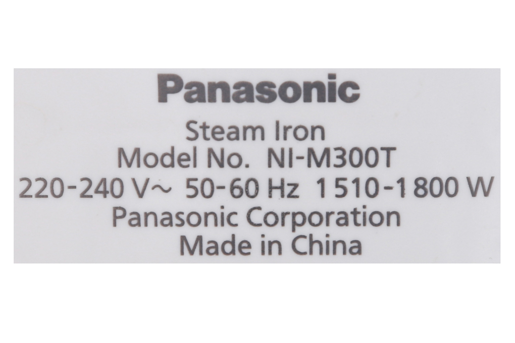 Bàn ủi hơi nước Panasonic NI-M300TVRA chính hãng