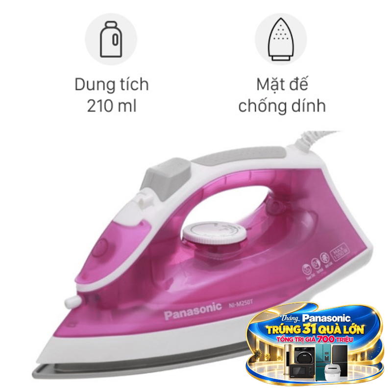 Bàn ủi hơi nước Panasonic NI-M250TPRA 1550W