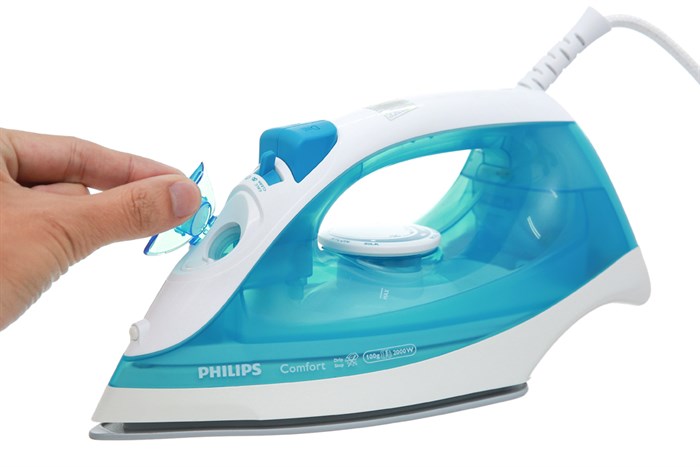 Bàn ủi hơi nước Philips GC1440 2000W Màu Trắng - Xanh