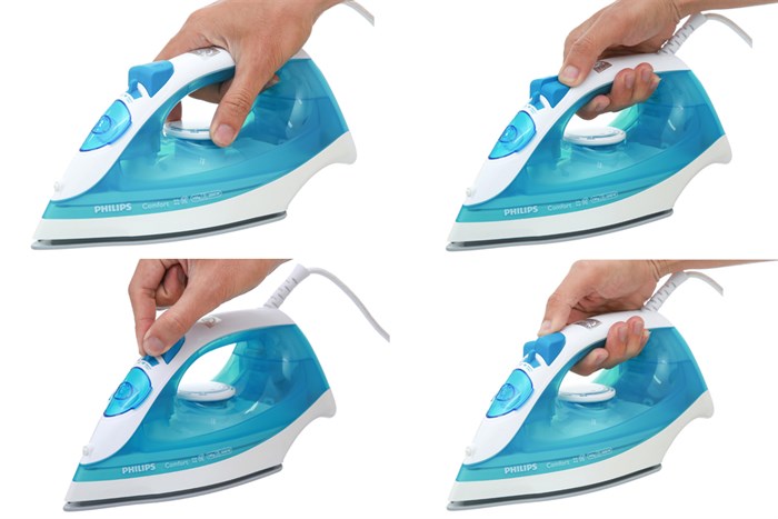 Bàn ủi hơi nước Philips GC1440 2000W Màu Trắng - Xanh