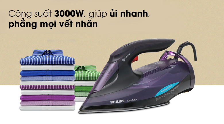 Bàn ủi hơi nước Philips Azur Elite (GC5039) 3000W