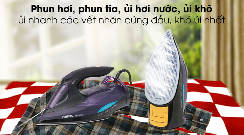 Bàn ủi hơi nước Philips Azur Elite (GC5039) 3000W