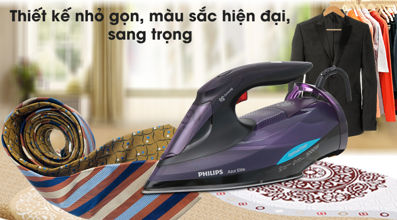 Bàn ủi hơi nước Philips Azur Elite (GC5039) 3000W