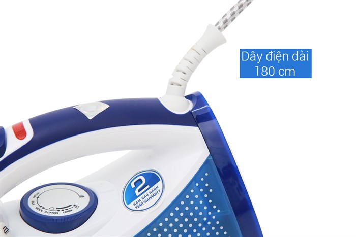 Bàn ủi hơi nước BlueStone SIB-3806 2400W Màu Xanh Dương