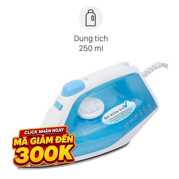 Bàn ủi hơi nước Electrolux ESI4017 1600W