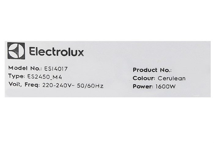 Bàn ủi hơi nước Electrolux ESI4017 1600W Màu Xanh Dương