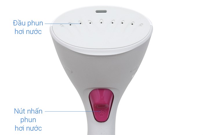 Bàn ủi hơi nước cầm tay Philips GC350 1090W Màu Trắng - Hồng