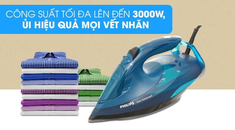 Bàn ủi hơi nước Philips GC4938 3000W