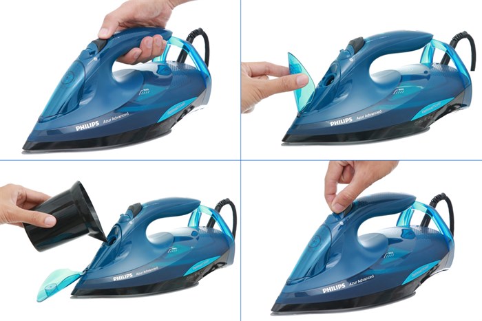 Bàn ủi hơi nước Philips GC4938 3000W Màu Xanh dương đậm