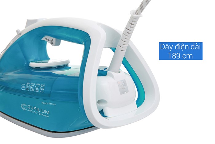 Bàn ủi hơi nước Tefal FV3965E0 2400W Màu Xanh Dương