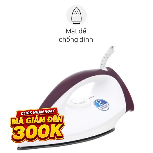 Bàn ủi khô BlueStone DIB-3726 1300W