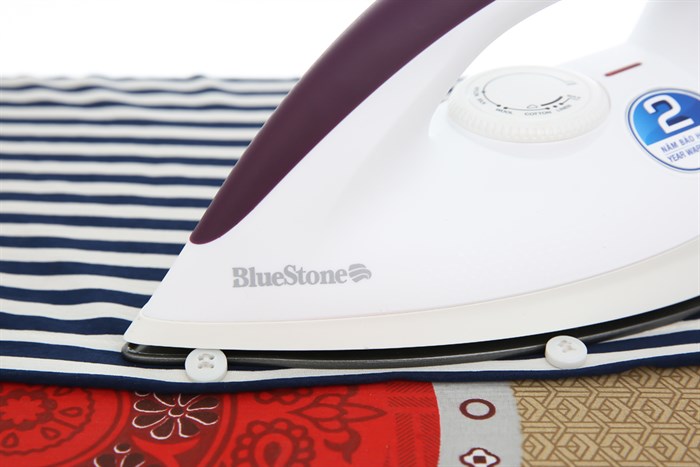 Bàn ủi khô BlueStone DIB-3726 1300W Màu Trắng - Tím