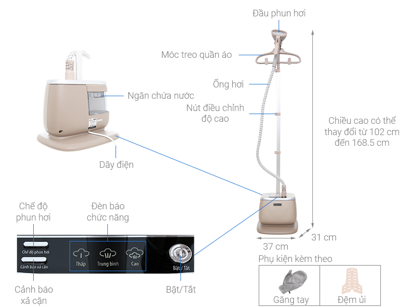 Bàn ủi hơi nước Bluestone GSB-3941