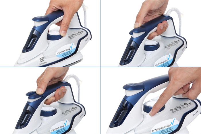 Bàn ủi hơi nước Electrolux ESI6123 2200W Màu Trắng - Xanh