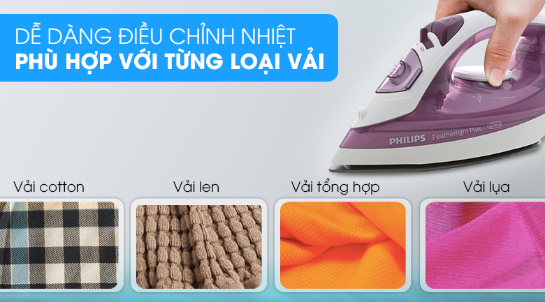 Bàn ủi hơi nước Philips GC1426/39 1400W - 7