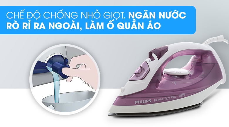Bàn ủi hơi nước Philips GC1426/39 1400W - 5