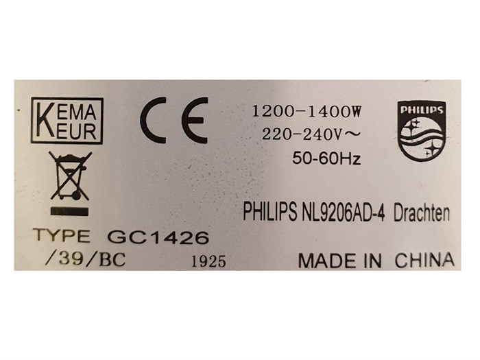 Bàn ủi hơi nước Philips GC1426/39 1400W Màu Tím