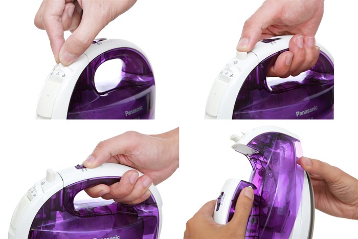 Bàn ủi hơi nước không dây Panasonic NI-WL30VRA 1550W Màu Tím than