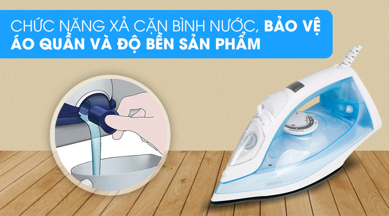 Bàn ủi hơi nước Philips GC1740 2000W - 12