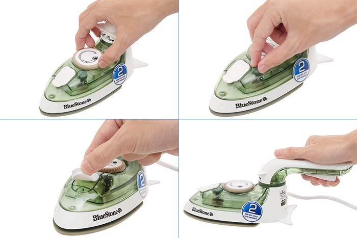 Bàn ủi hơi nước BlueStone SIB-3819 1200W Màu Trắng - Xanh lá