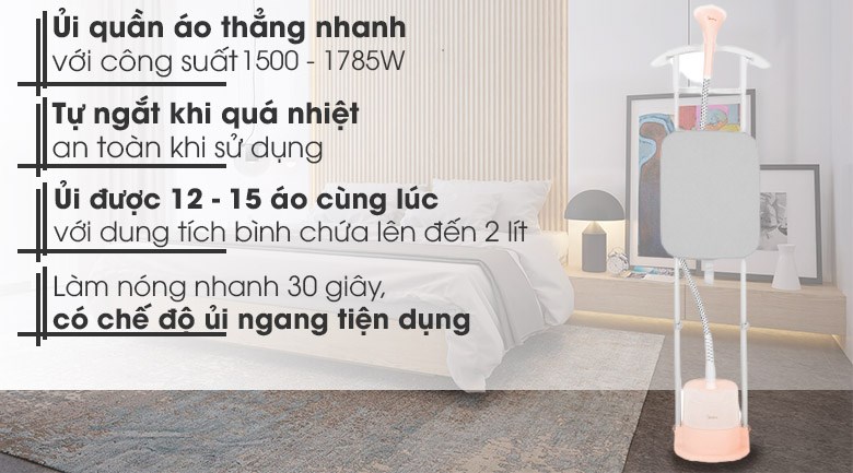 Bàn ủi hơi nước đứng Midea MHI-G20R1