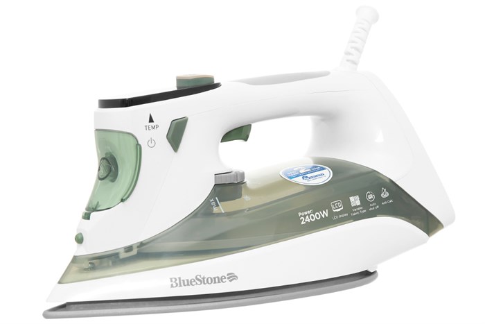 Bàn ủi hơi nước BlueStone SIB-3879 2400W Màu Trắng - Xanh lá