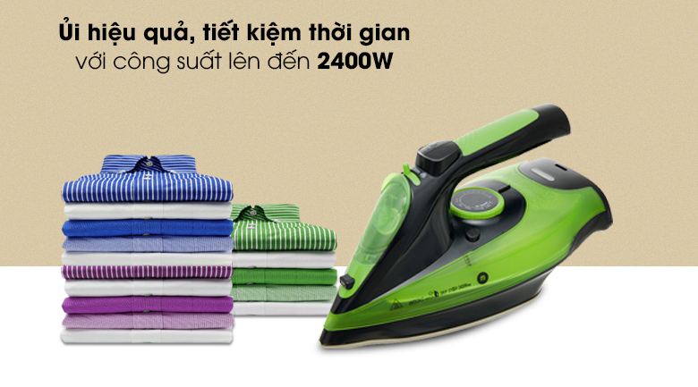 Bàn ủi hơi nước không dây Mishio MK-230 2400W