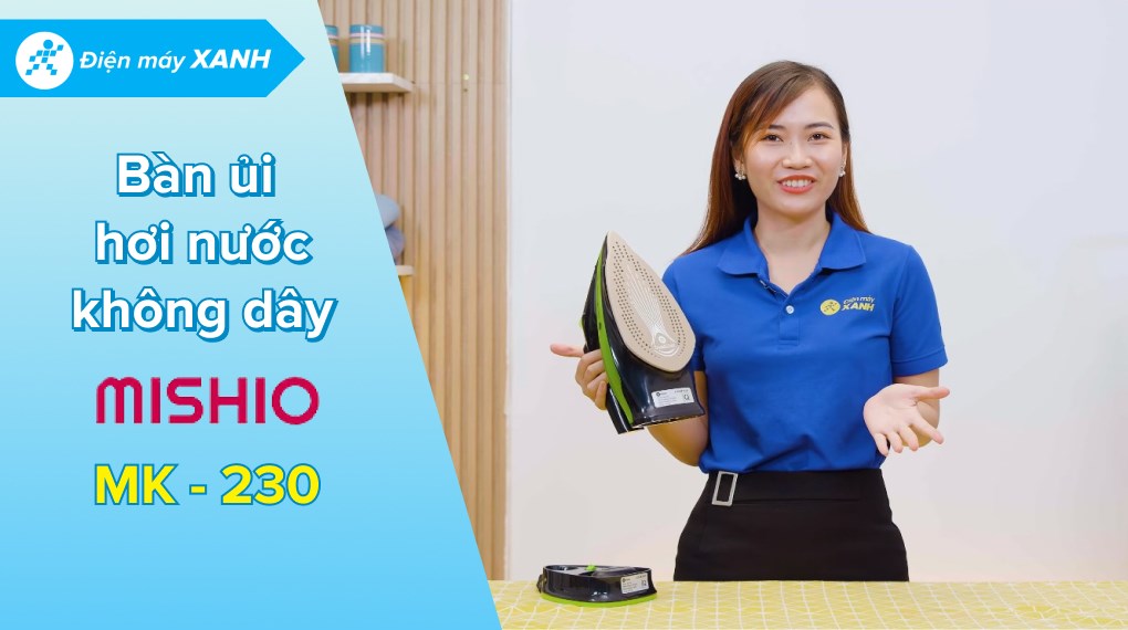 Bàn ủi hơi nước không dây Mishio MK-230 2400W