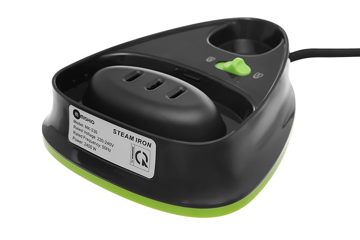 Bàn ủi hơi nước không dây Mishio MK-230 2400W Màu Xanh lá