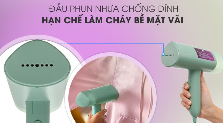 Mặt bàn ủi -  Bàn ủi hơi nước cầm tay Philips STH3010