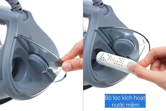 Bàn ủi hơi nước Electrolux E7SI1-80DB 2600W Màu Xanh