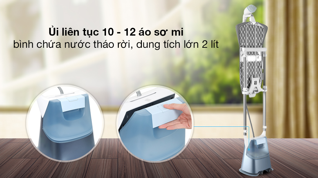 Bàn ủi hơi nước đứng Philips GC625/29 2400W