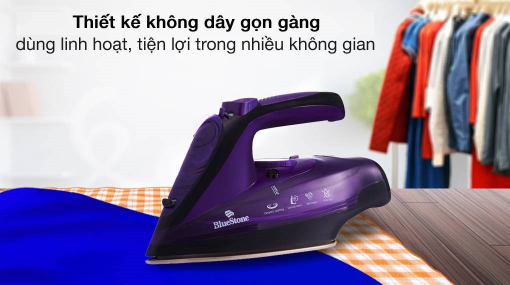 Bàn ủi hơi nước không dây BlueStone SIB-3854 2400W