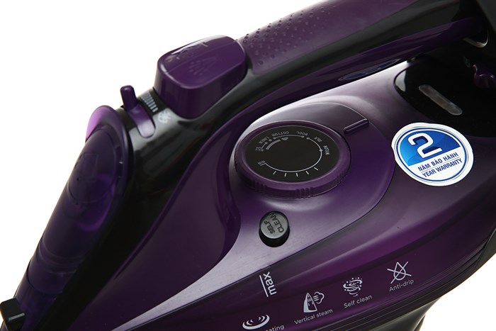 Bàn ủi hơi nước không dây BlueStone SIB-3854 2400W Màu Tím