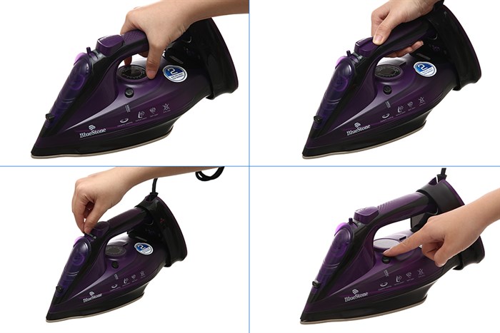 Bàn ủi hơi nước không dây BlueStone SIB-3854 2400W Màu Tím