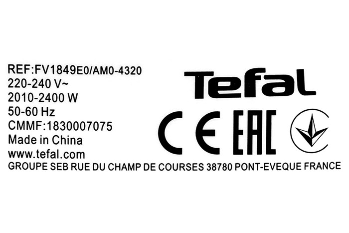 Bàn ủi hơi nước Tefal FV1849E0 2400W Màu Xanh Navy