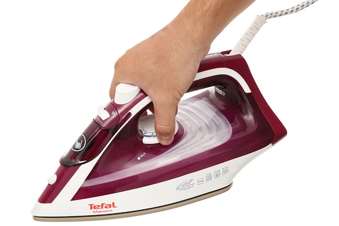 Bàn ủi hơi nước Tefal FV1844E0 2400W Màu Đỏ đô