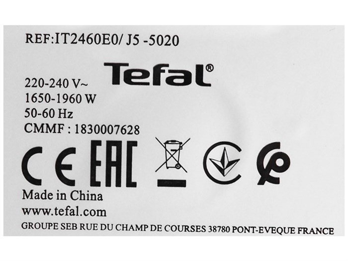 Bàn ủi hơi nước đứng Tefal IT2460E0 1960W Màu Xanh Dương