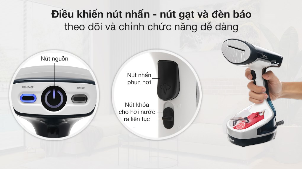 Bàn ủi hơi nước cầm tay Tefal DT8100E0 1740W