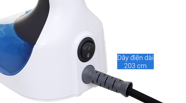 Chiều dài dây điện của Bàn ủi hơi nước cầm tay Tefal DT7000E0