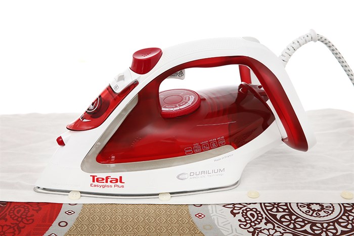 Bàn ủi hơi nước Tefal FV5717E0 2600W Màu Trắng - Đỏ