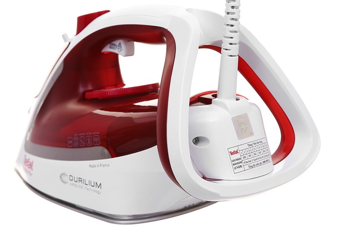 Bàn ủi hơi nước Tefal FV5717E0 2600W Màu Trắng - Đỏ