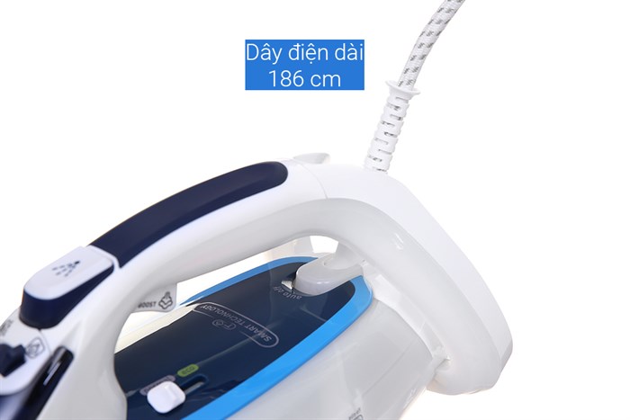 Bàn ủi hơi nước Tefal FV4980E0 2600W Màu Trắng - Xanh