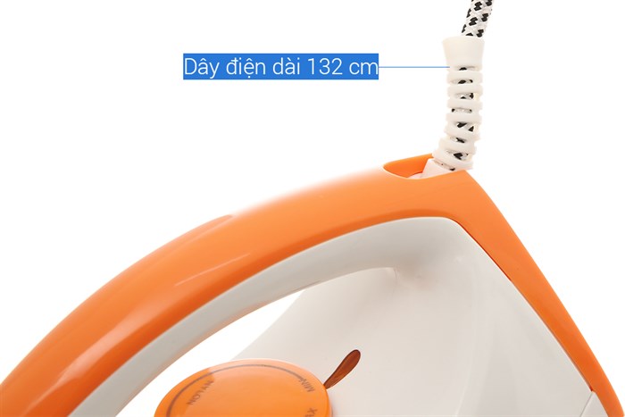 Bàn ủi khô AVA 160 1200W Màu Trắng - Cam