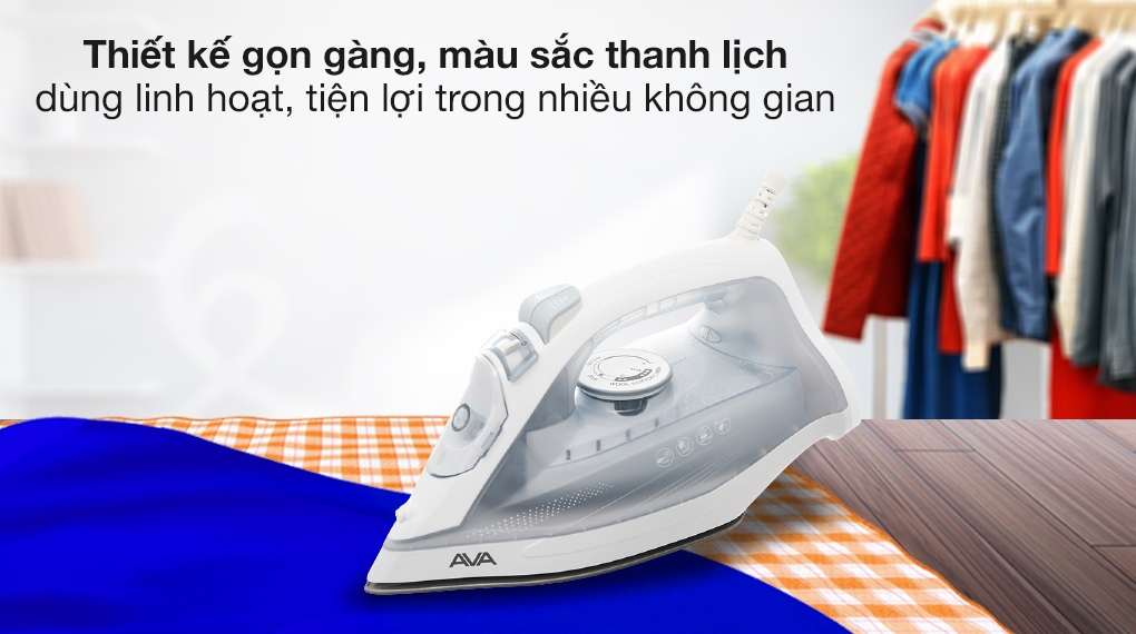 Bàn ủi hơi nước Ava SW605