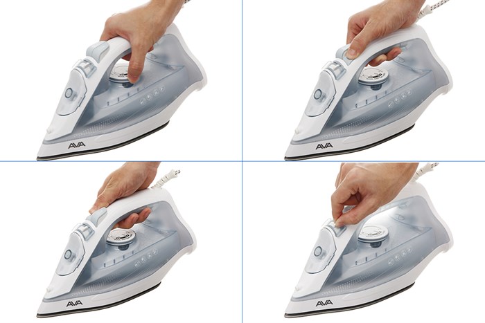 Bàn ủi hơi nước AVA SW605 2200W Màu Xám