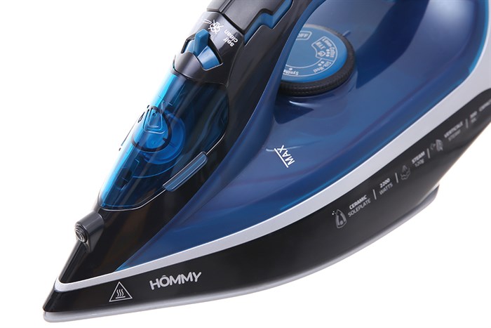 Bàn ủi hơi nước Hommy HJ-8060 2200W Màu Xanh Dương