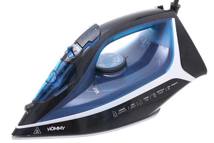 Bàn ủi hơi nước Hommy HJ-8060 2200W Màu Xanh Dương