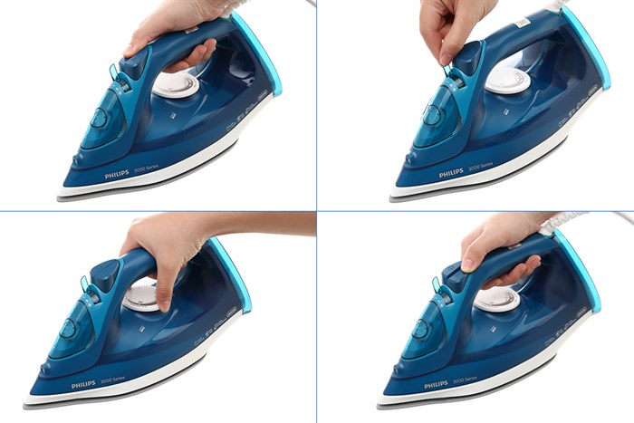 Bàn ủi hơi nước Philips DST3040/70 2600W Màu Xanh dương đậm